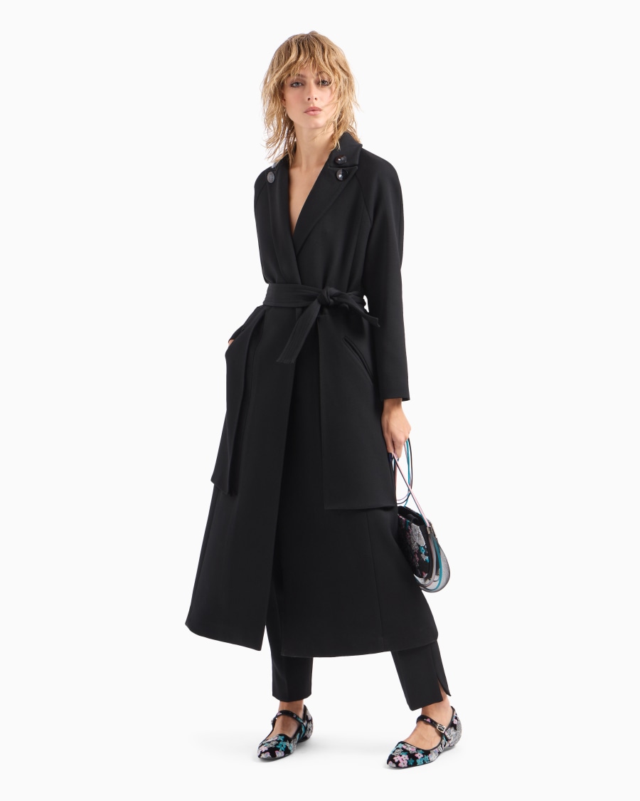 The world of armani PANTALONI DRITTI IN LANA VERGINE STRETCH 2025