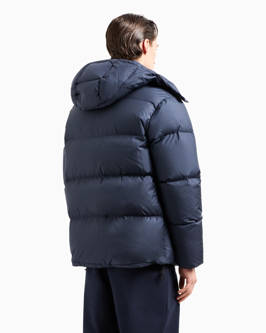 The world of armani BOMBER CON CAPPUCCIO IMBOTTITO IN PIUMA D'OCA ASV Sottocosto