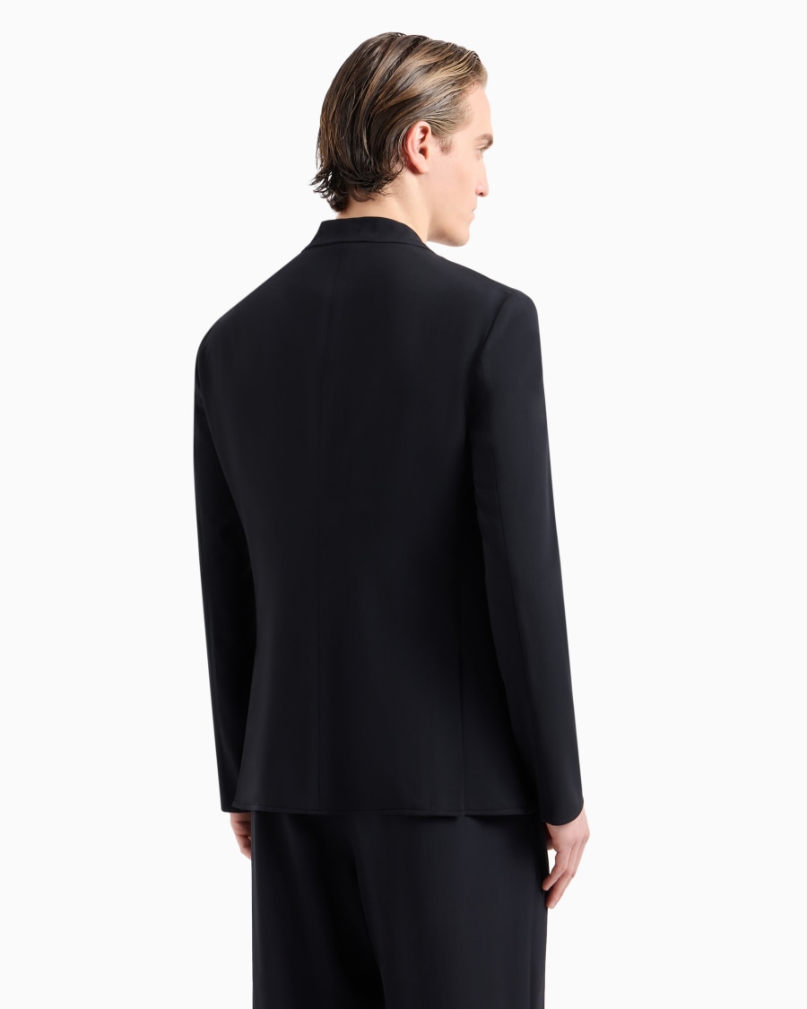 The world of armani GIACCA MONOPETTO IN LANA VERGINE Saldi