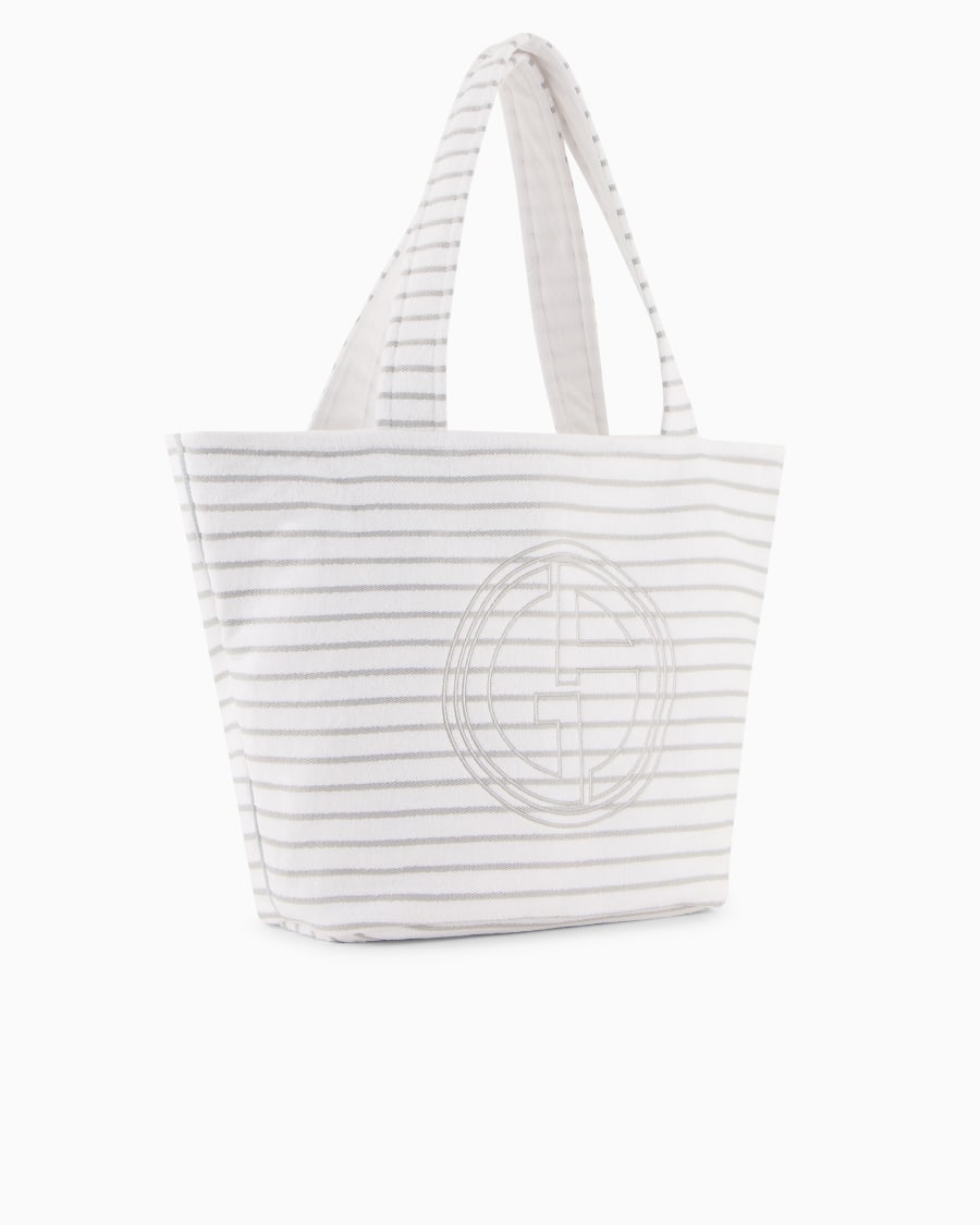 The world of armani BORSA DA MARE IN SPUGNA DI COTONE Promozione Limitata