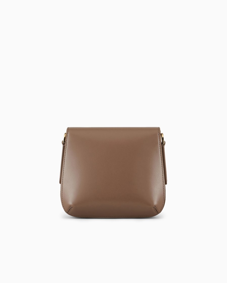 The world of armani BORSA LA PRIMA IN PELLE PALMELLATA CON TRACOLLA A NASTRO Presa