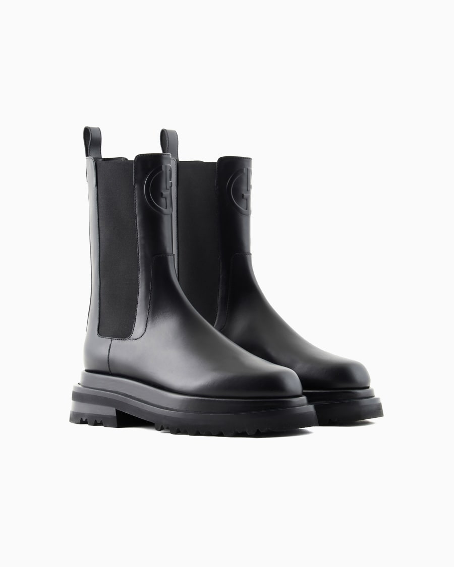 The world of armani STIVALETTI CON SUOLA CHUNKY Offerta