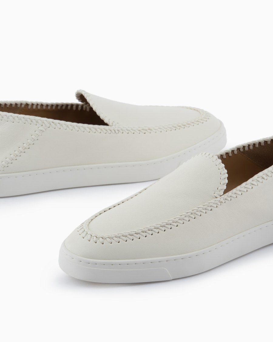 The world of armani GALLERIA 3 SLIP-ON IN NAPPA I Più Venduti