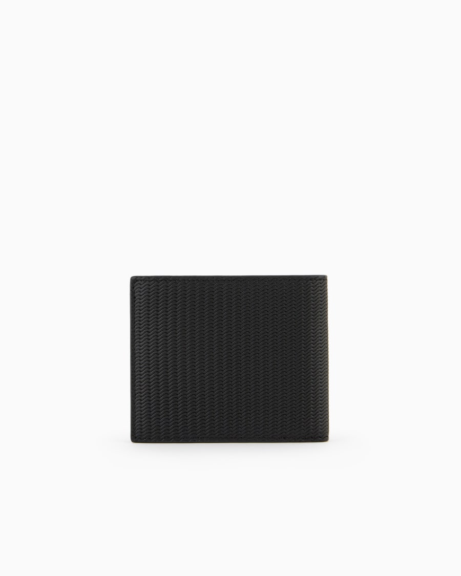 The world of armani PORTAFOGLI BIFOLD IN PELLE STAMPATA Fino Al -60%