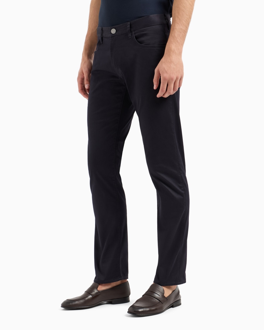 The world of armani PANTALONE 5 TASCHE REGULAR FIT IN COTONE STRETCH Convenienza