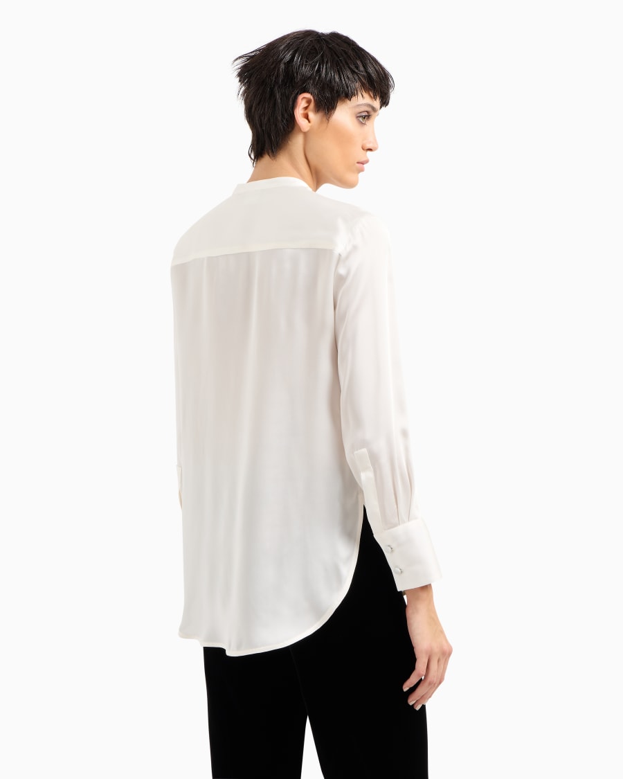 The world of armani CAMICIA IN CHARMEUSE DI SETA Offerta