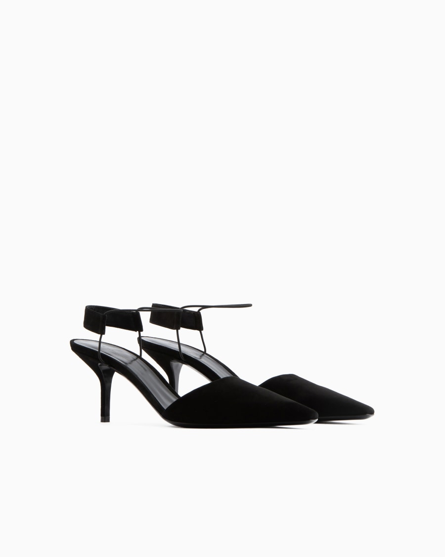 The world of armani SLINGBACK IN CAMOSCIO Vendita Calda