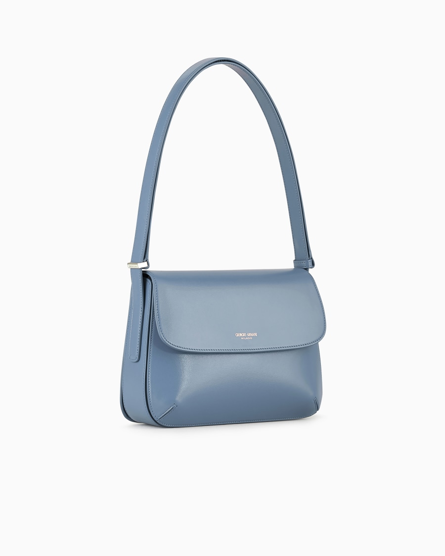 The world of armani BORSA MEDIA LA PRIMA IN PELLE PALMELLATA Vendita