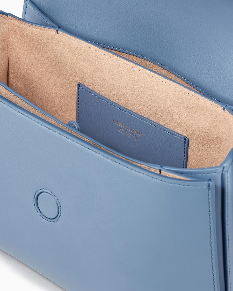 The world of armani BORSA MEDIA LA PRIMA IN PELLE PALMELLATA Vendita