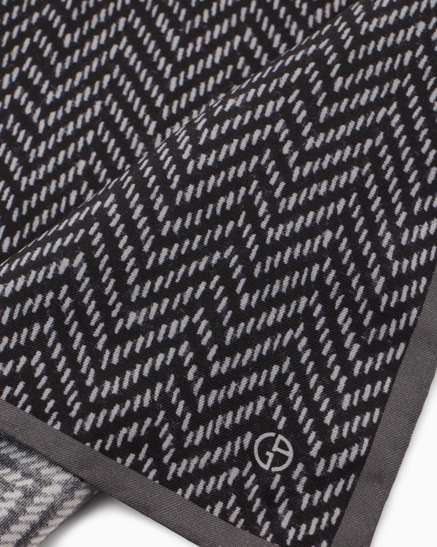The world of armani POCHETTE DA TASCHINO IN SETA STAMPATA ASV Saldi
