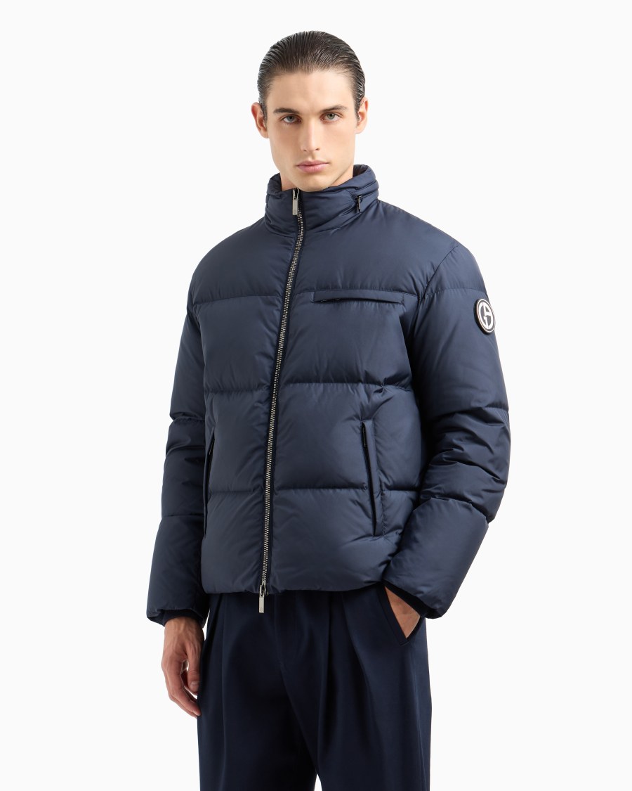 The world of armani BOMBER IMBOTTITO IN PIUMA D'OCA ASV Vendita Calda
