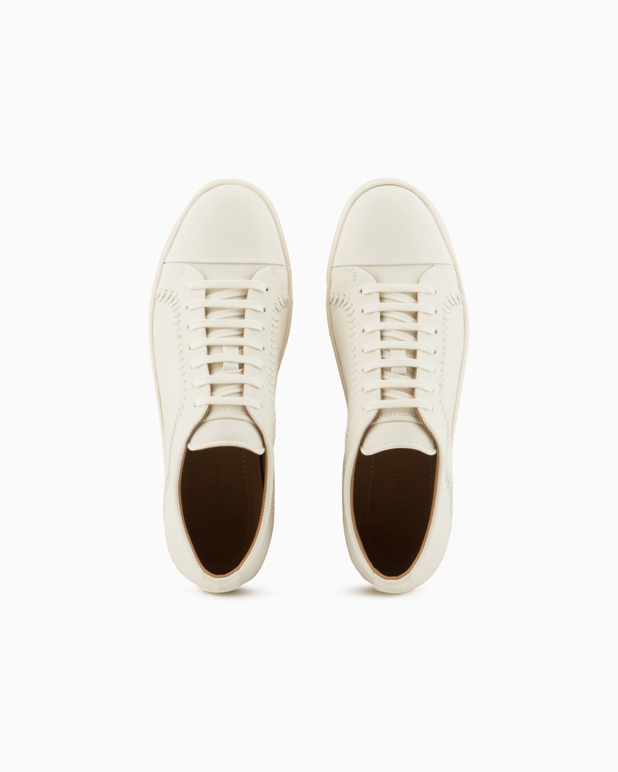 The world of armani SNEAKERS IN NAPPA Vendita Economica
