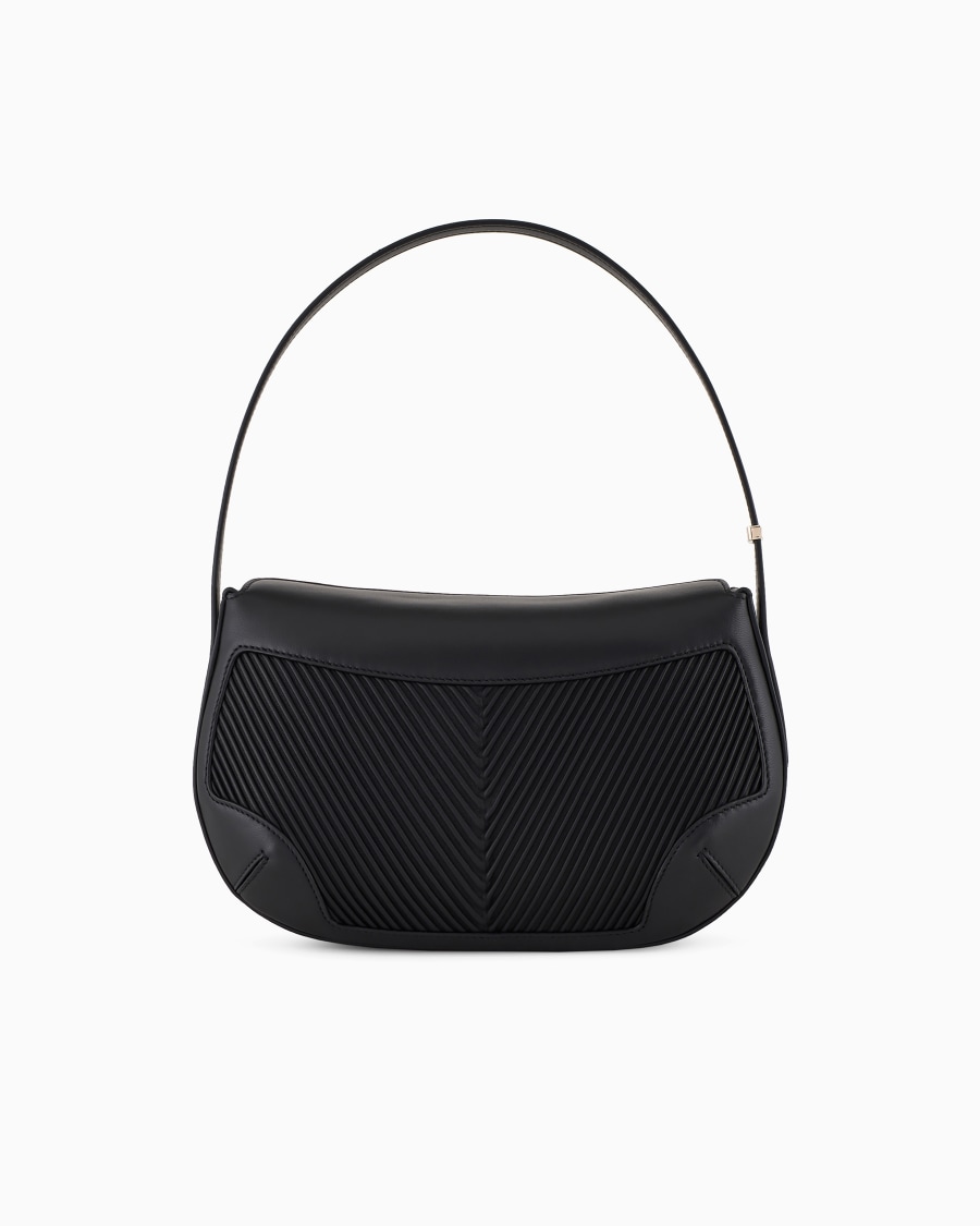 The world of armani BORSA A MANO LA PRIMA IN NAPPA PLISSÉ Promozione Limitata