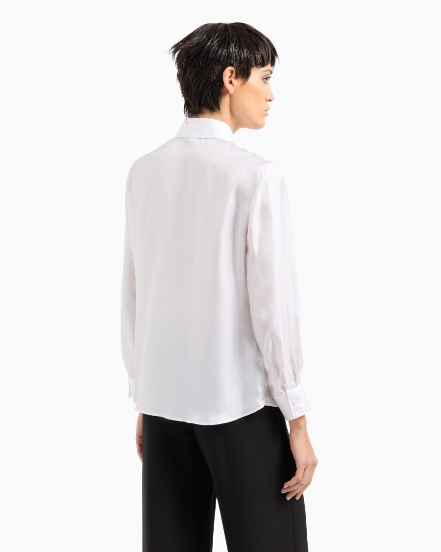 The world of armani CAMICIA IN SETA ORGANICA Presa