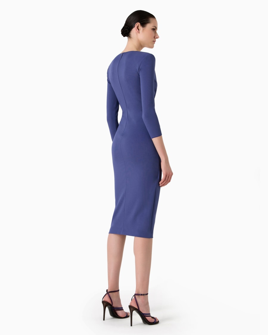 The world of armani ABITO LONGUETTE IN MISTO VISCOSA PUNTO MILANO Offerta