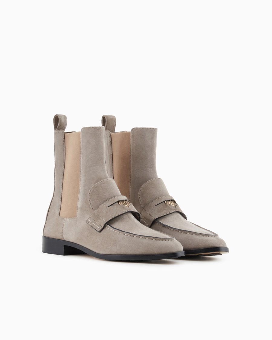 The world of armani STIVALETTI IN SUEDE Negozio