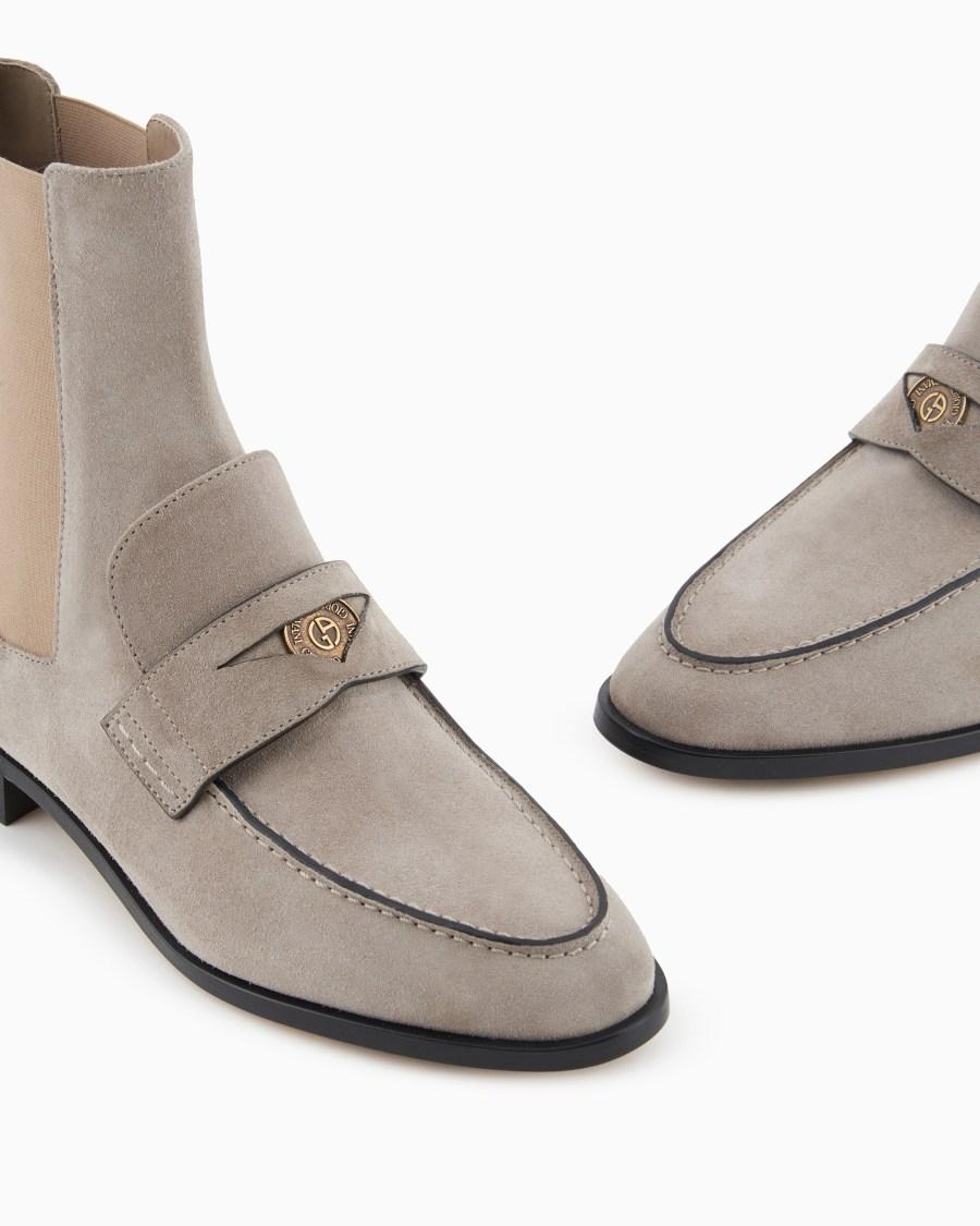 The world of armani STIVALETTI IN SUEDE Negozio