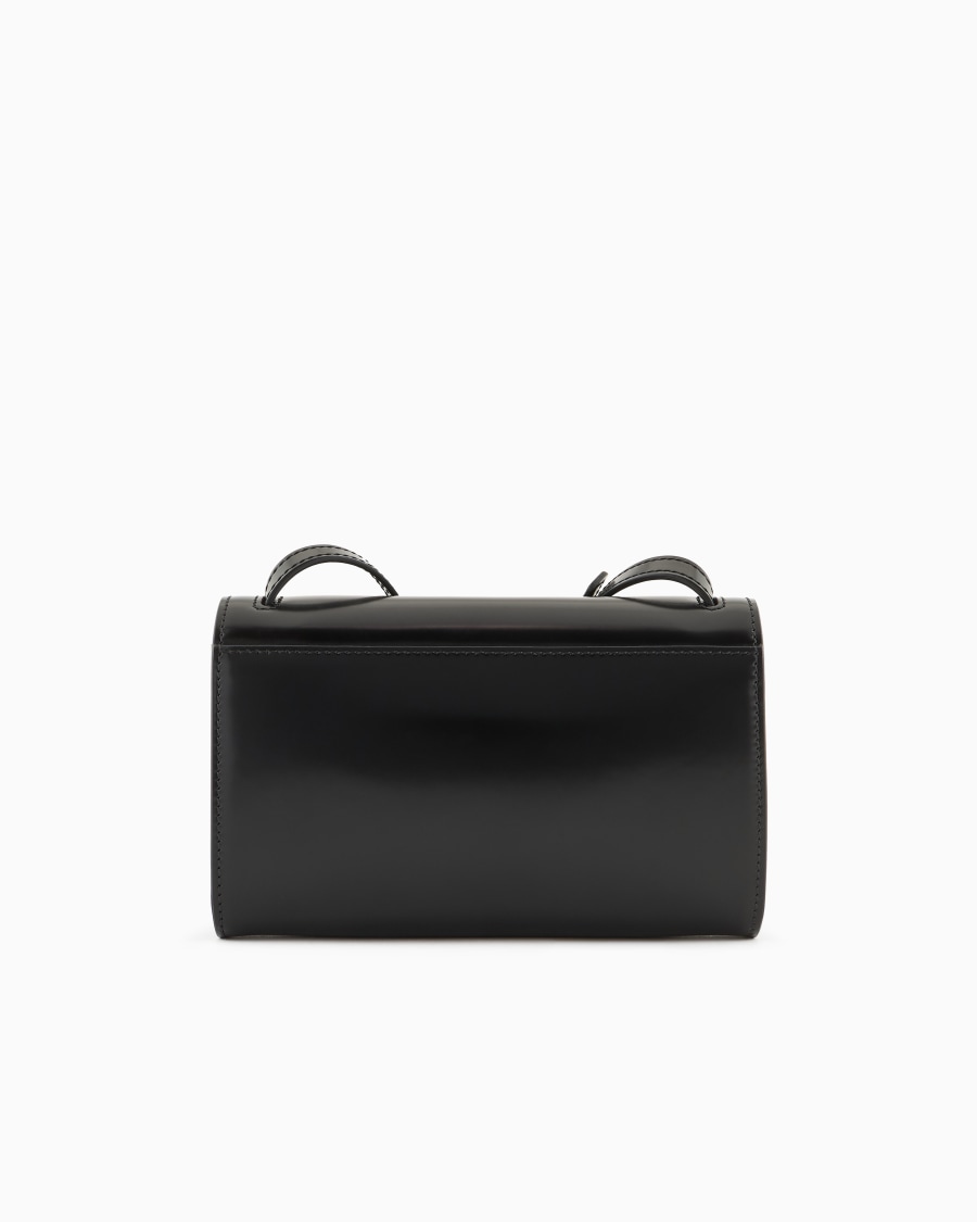 The world of armani DENIM COLLECTION CROSSBODY PICCOLA IN PELLE SPAZZOLATA Italia