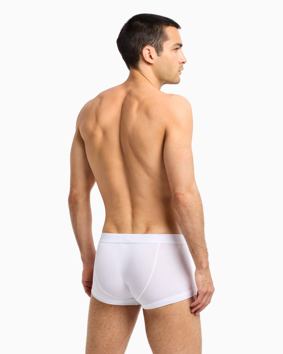 The world of armani BOXER IN JERSEY STRETCH CON BANDA LOGATA Promozione Limitata