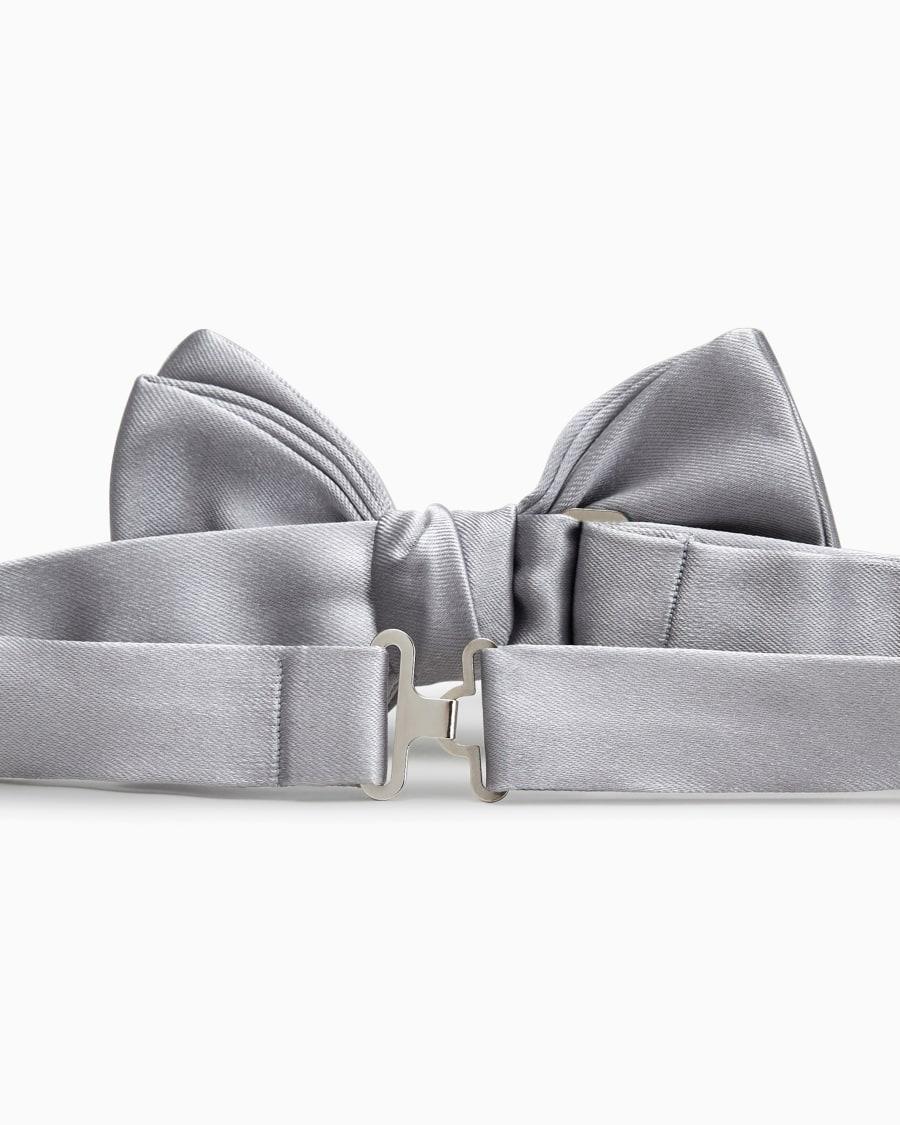 The world of armani PAPILLON ANNODATO IN PURA SETA Sconto