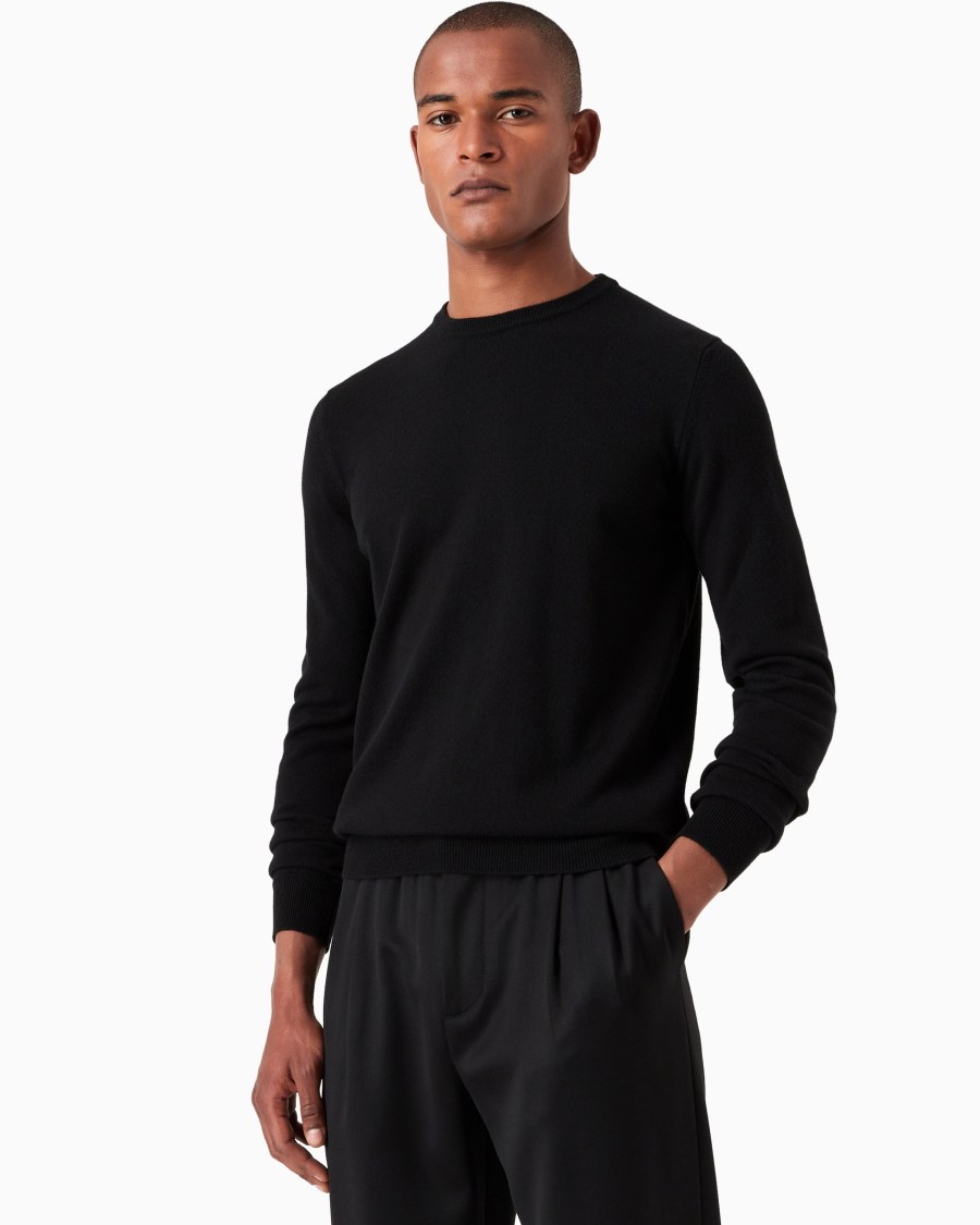 The world of armani MAGLIA GIROCOLLO IN CASHMERE Consegna Veloce