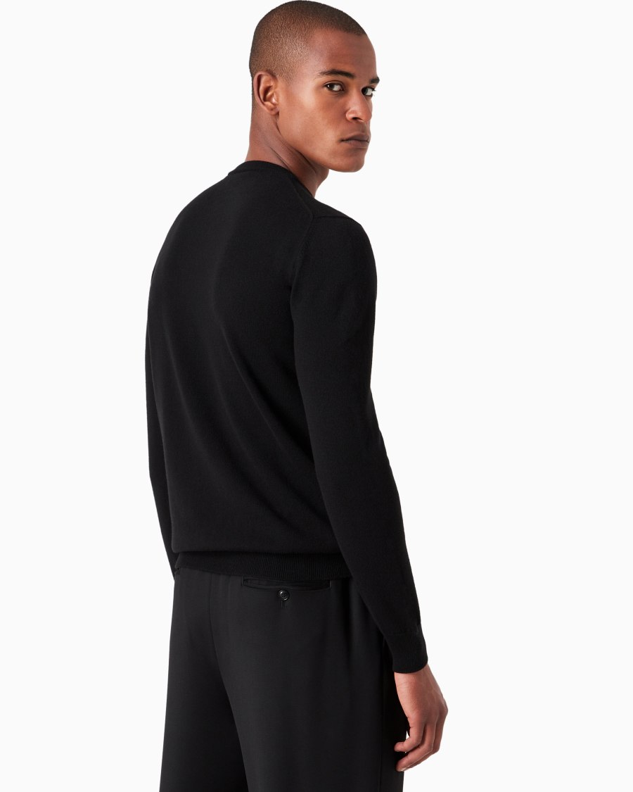 The world of armani MAGLIA GIROCOLLO IN CASHMERE Consegna Veloce