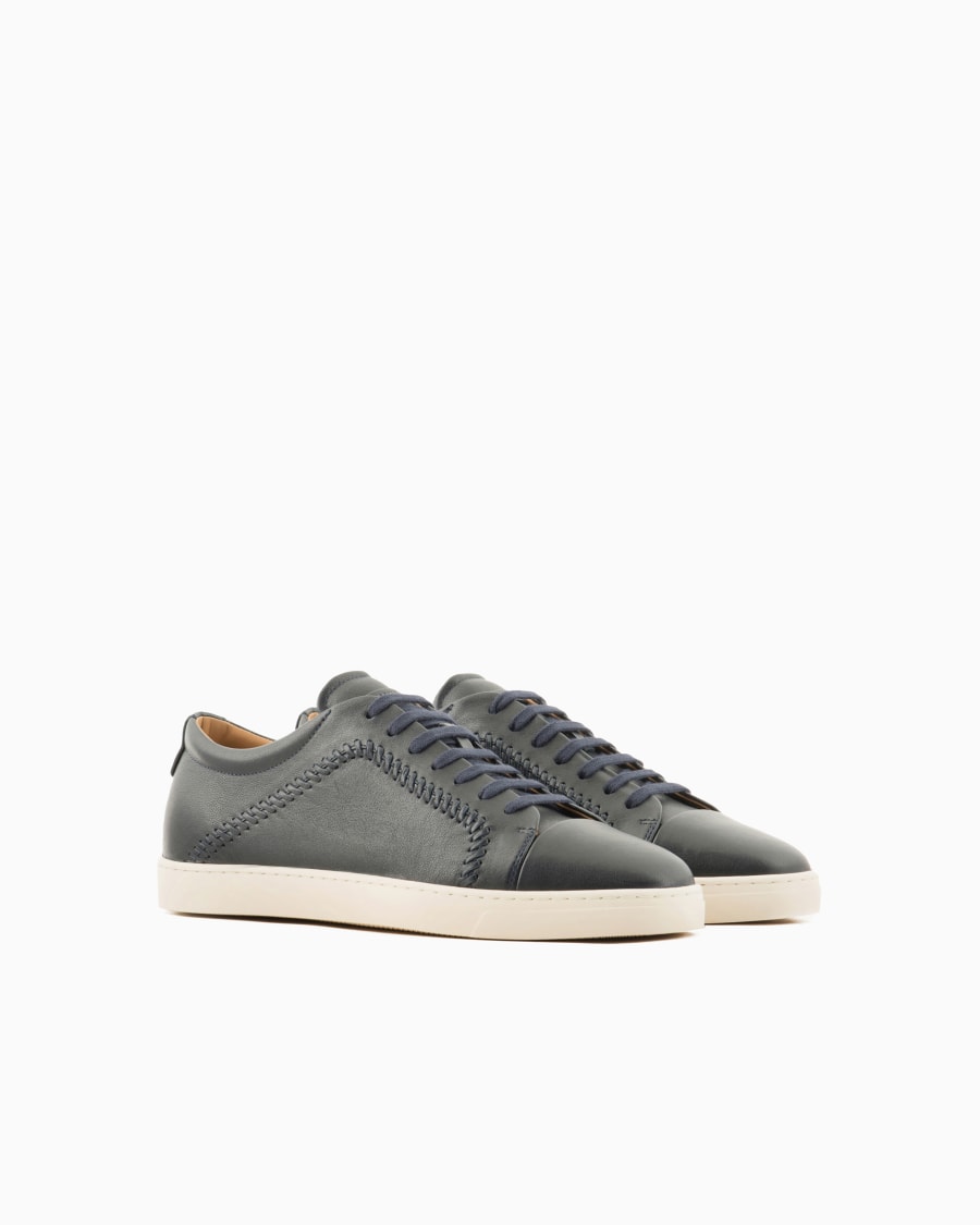 The world of armani SNEAKERS IN NAPPA Saldi