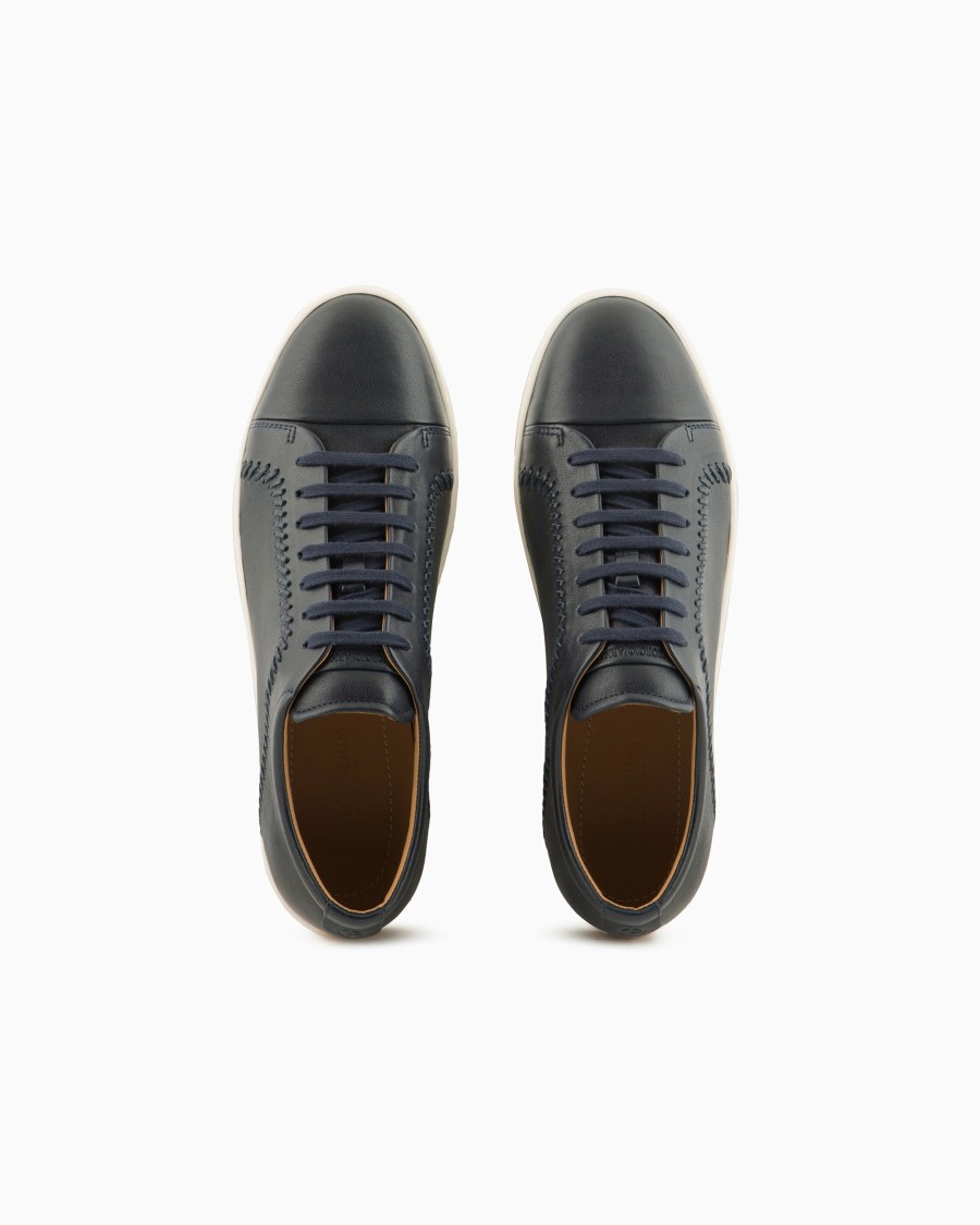 The world of armani SNEAKERS IN NAPPA Saldi
