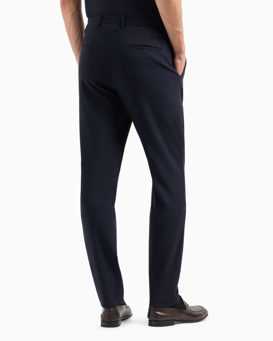 The world of armani PANTALONI IN TELA DI LANA BISTRETCH Hotsell