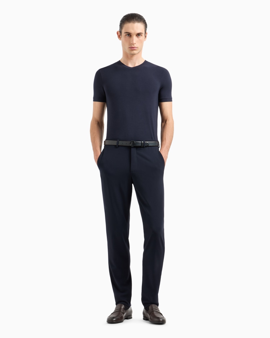 The world of armani PANTALONI IN TELA DI LANA BISTRETCH Hotsell