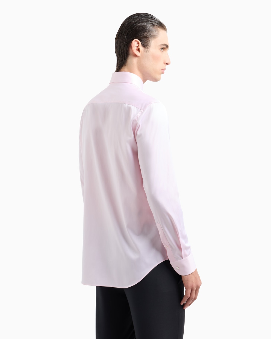 The world of armani CAMICIA IN TWILL DI COTONE Negozio