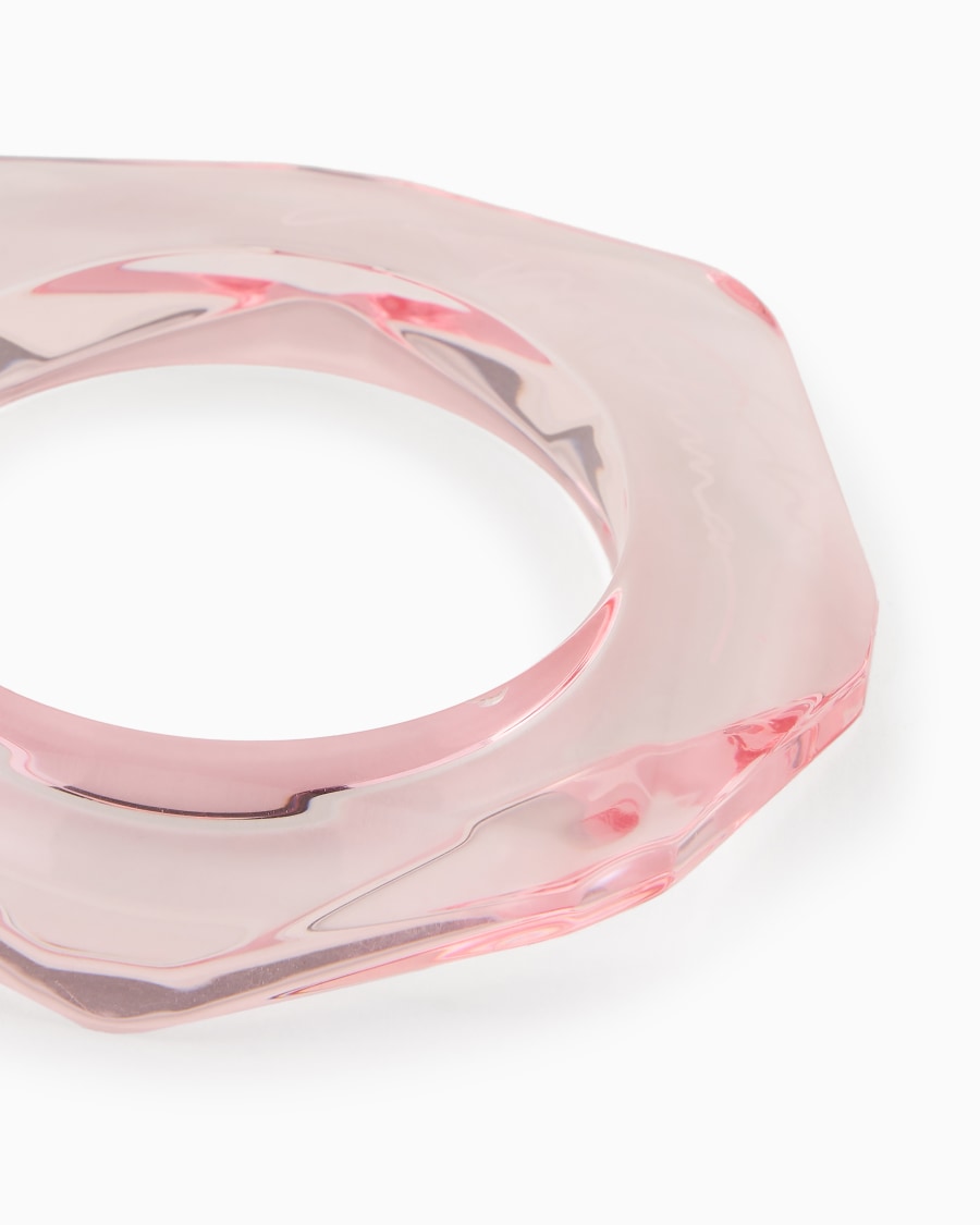 The world of armani BRACCIALE RIGIDO SFACCETTATO Italy