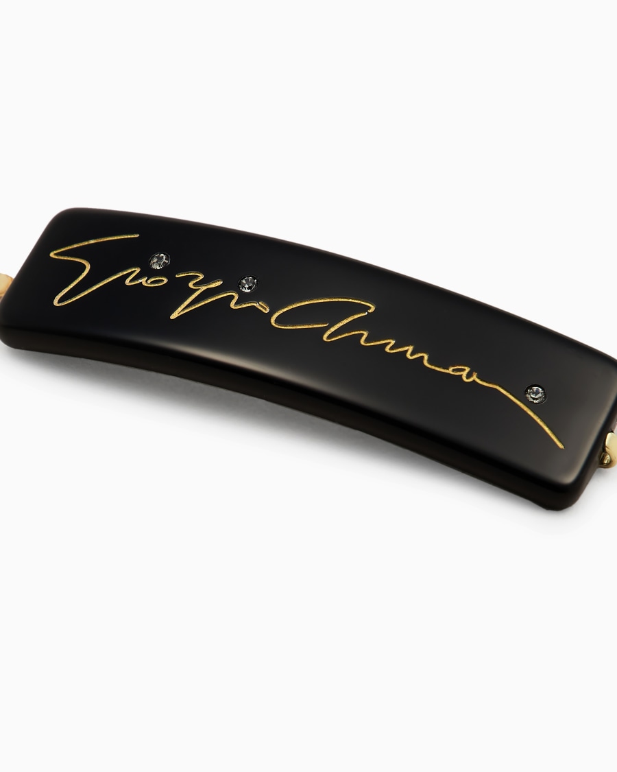 The world of armani FERMAGLIO CON LOGO SIGNATURE In Linea