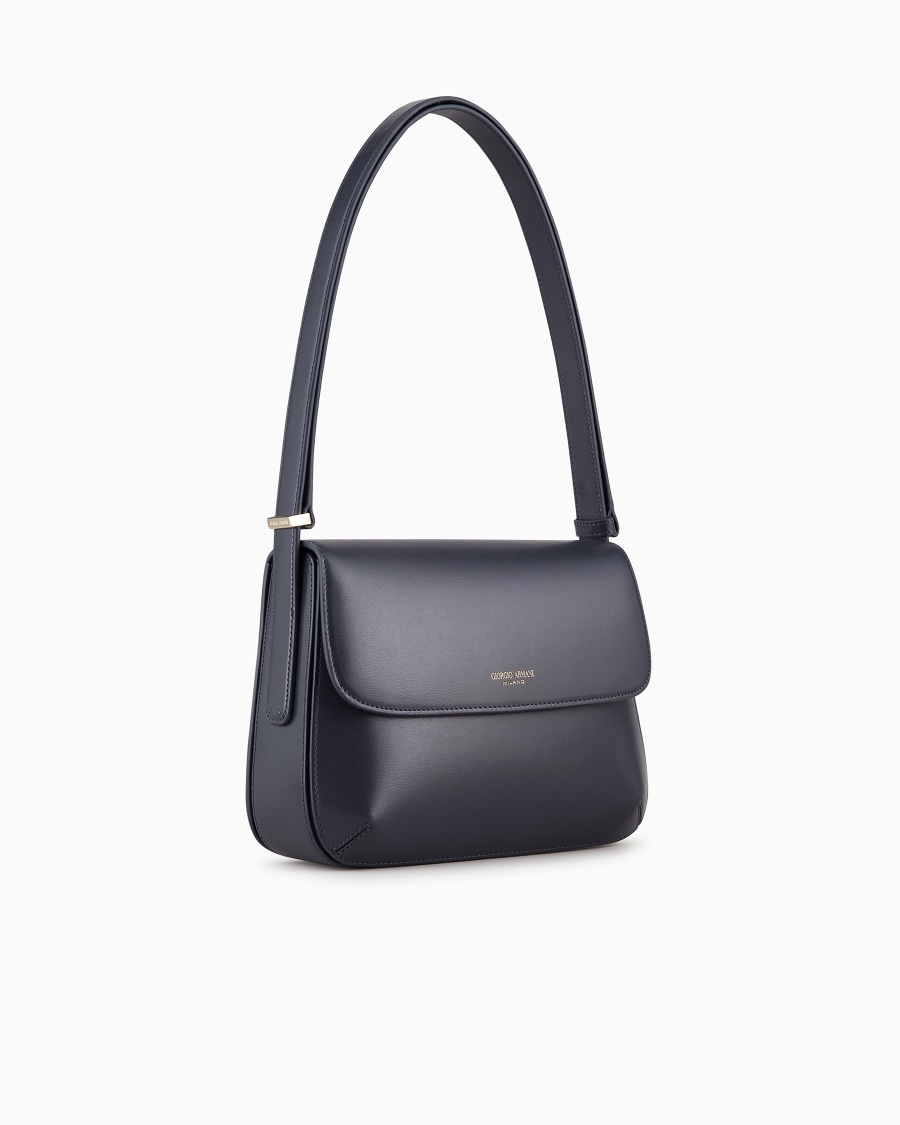 The world of armani BORSA MEDIA LA PRIMA IN PELLE PALMELLATA Pezzi Unici