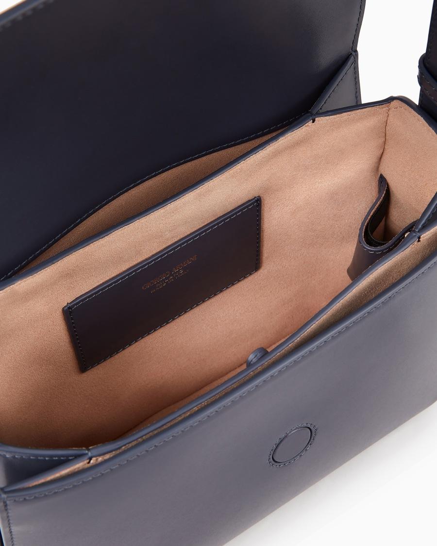 The world of armani BORSA MEDIA LA PRIMA IN PELLE PALMELLATA Pezzi Unici