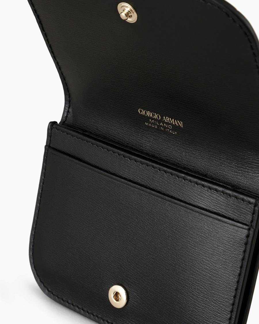 The world of armani PORTACARTE LA PRIMA IN PELLE PALMELLATA Economico
