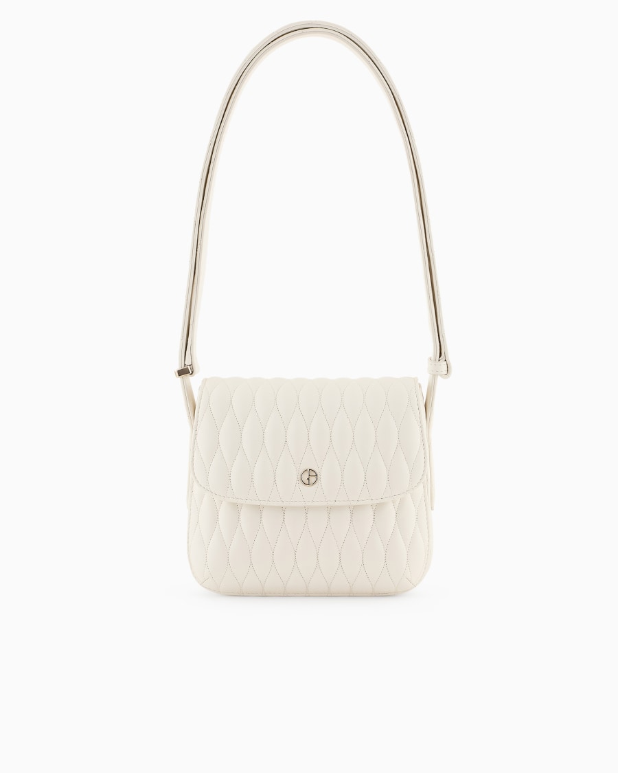 The world of armani BORSA LA PRIMA IN NAPPA TRAPUNTATA MOTIVO ONDE
