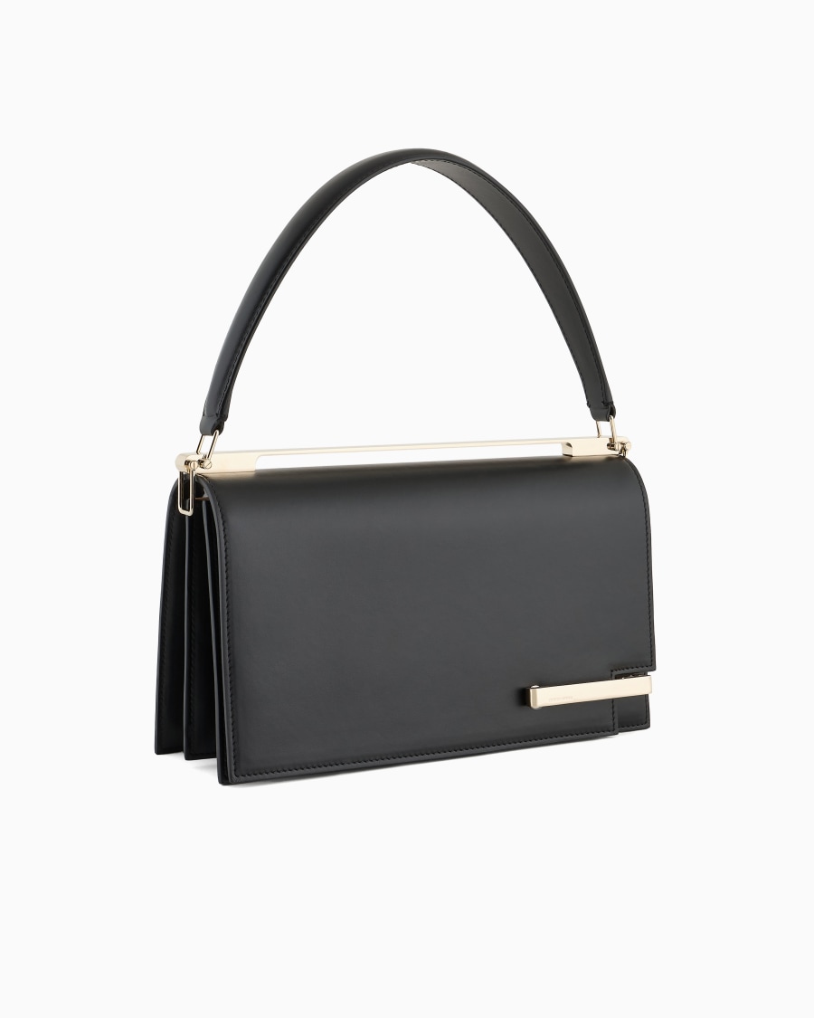 The world of armani BORSA A MANO MEDIA IN PELLE CON TRACOLLA Offerta San Valentino