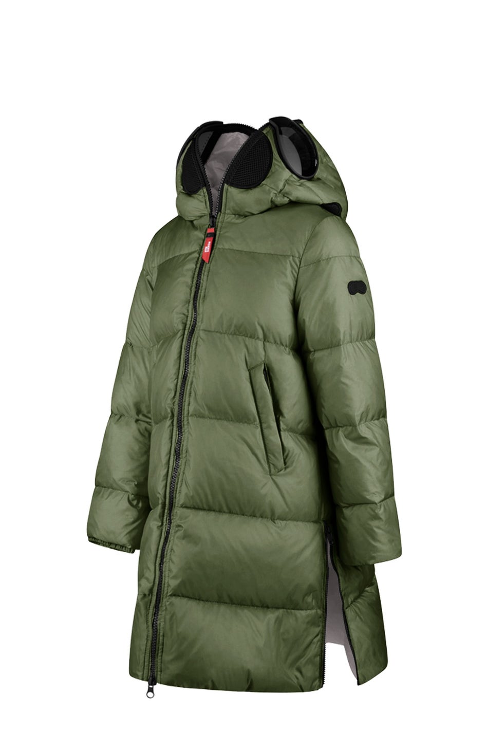 Ai-Riders Piumino Lungo Bambina in Nylon Micro-Ripstop - CG621BTKJ4 | AI Riders Pezzi Unici