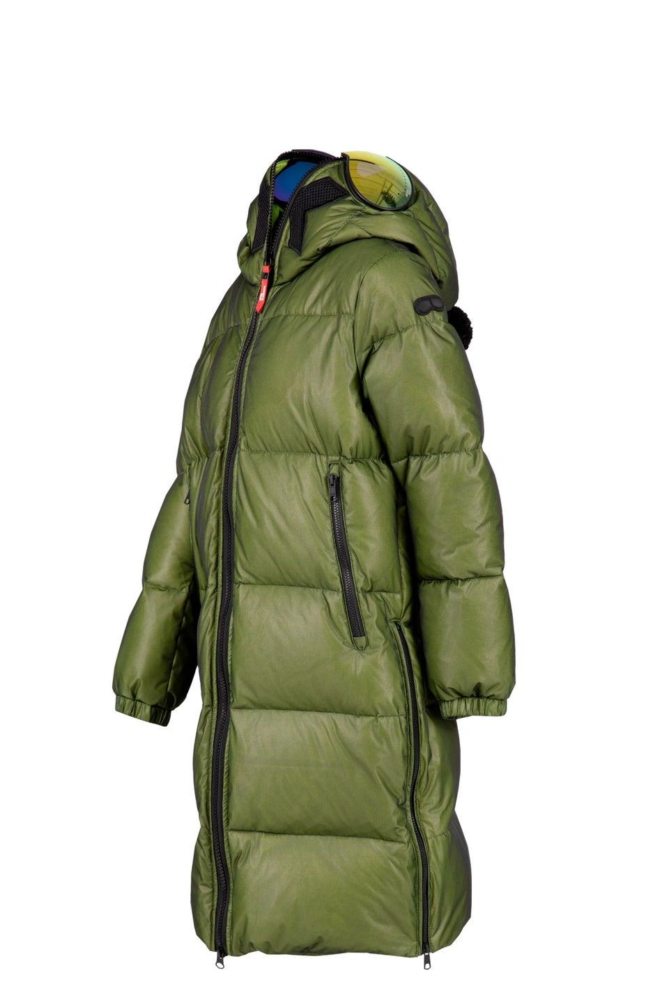 Ai-Riders Piumino Lungo Unisex in Nylon con Stampa e Spacchi Zippati Unisex CX503RTMBT3 | Ai-Riders Sottocosto