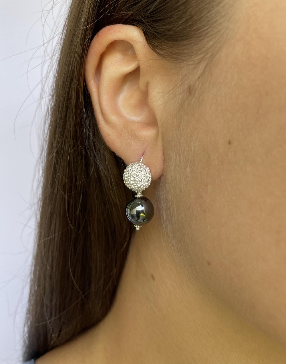 Trimi Gioielli Orecchini artigianali con Ematite – Amore short Acquista Ora