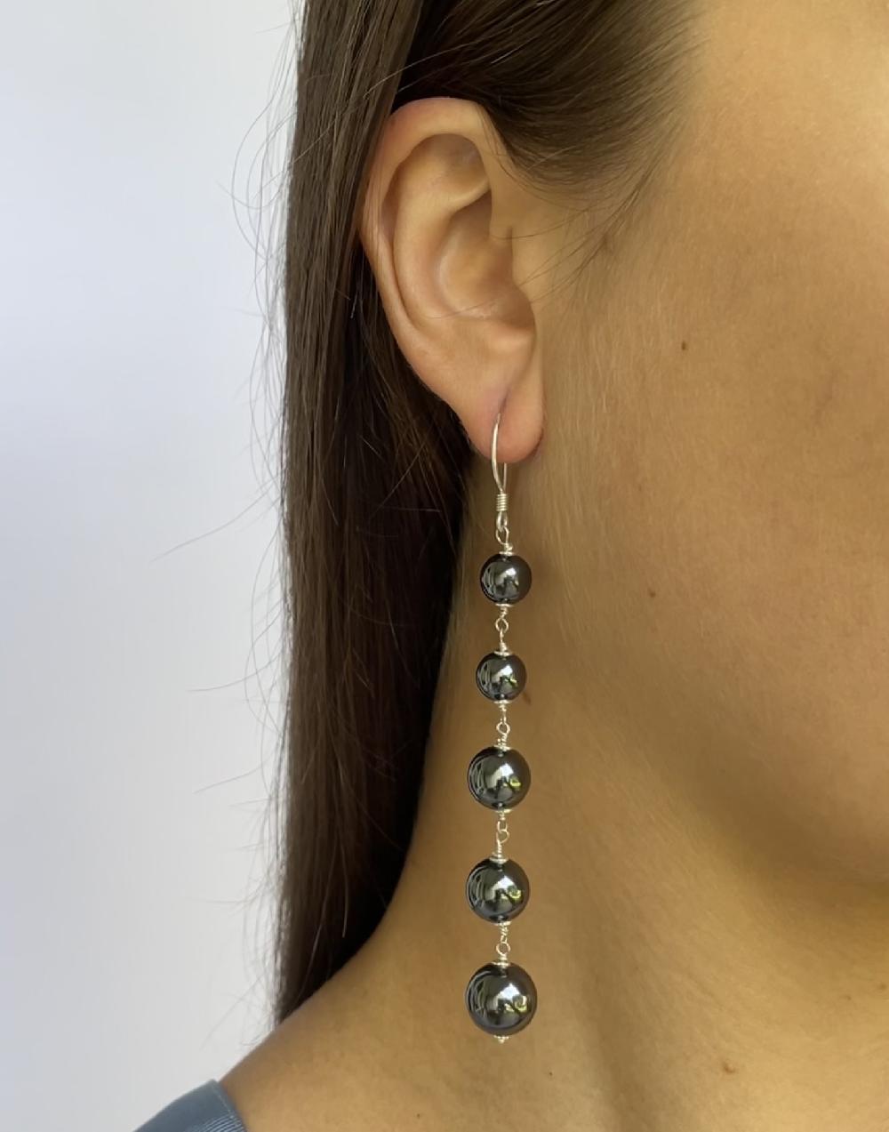 Trimi Gioielli Orecchini artigianali con Ematite – Amore Consegna Veloce