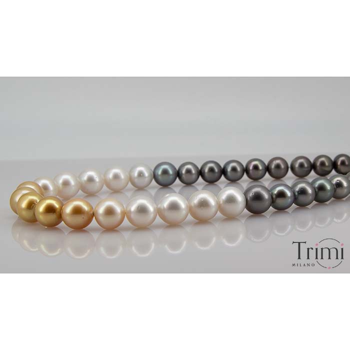 Trimi Gioielli Collana con perle dei mari del sud Moda