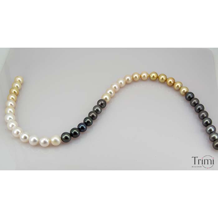 Trimi Gioielli Collana con perle dei mari del sud Qualità