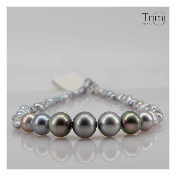 Trimi Gioielli Collana con perle di Tahiti Convenienza