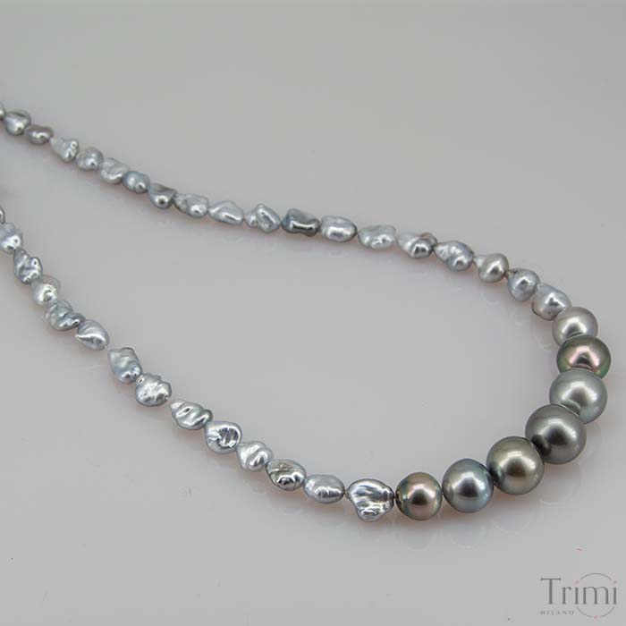 Trimi Gioielli Collana con perle di Tahiti Convenienza