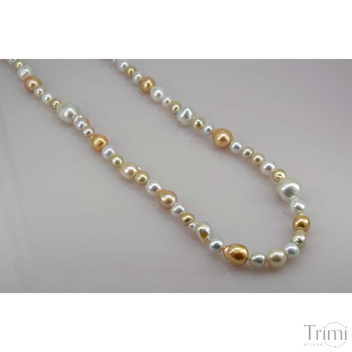 Trimi Gioielli Collana con perle Australiane Sconto