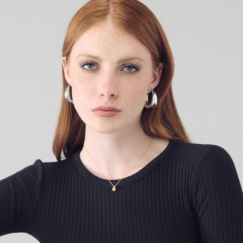 Unoaerre Orecchini campanella ovale in argento | UNOAERRE Gioielli Vendite Flash