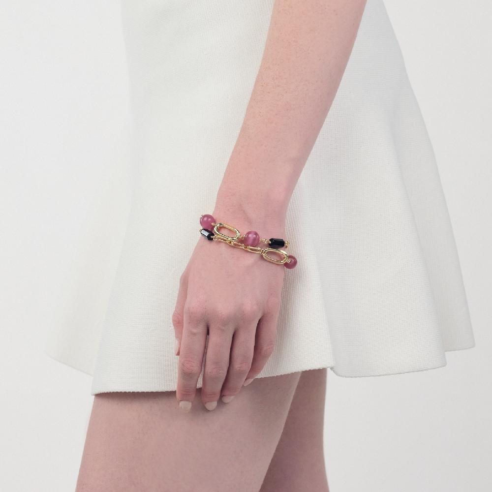 Unoaerre Bracciale pietre rosa | UNOAERRE Gioielli Qualità