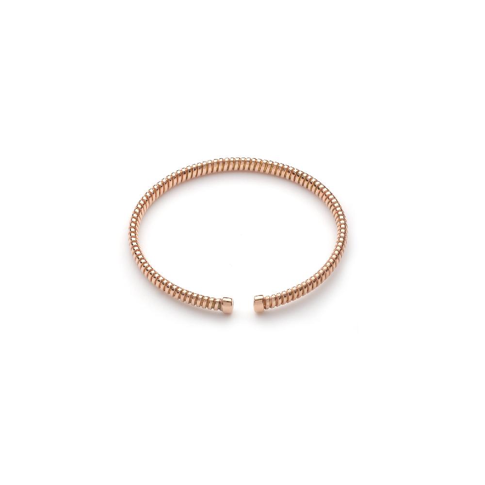Unoaerre Bracciale bangle in argento dorato rosa | UNOAERRE Gioielli Soddisfazione Garantita